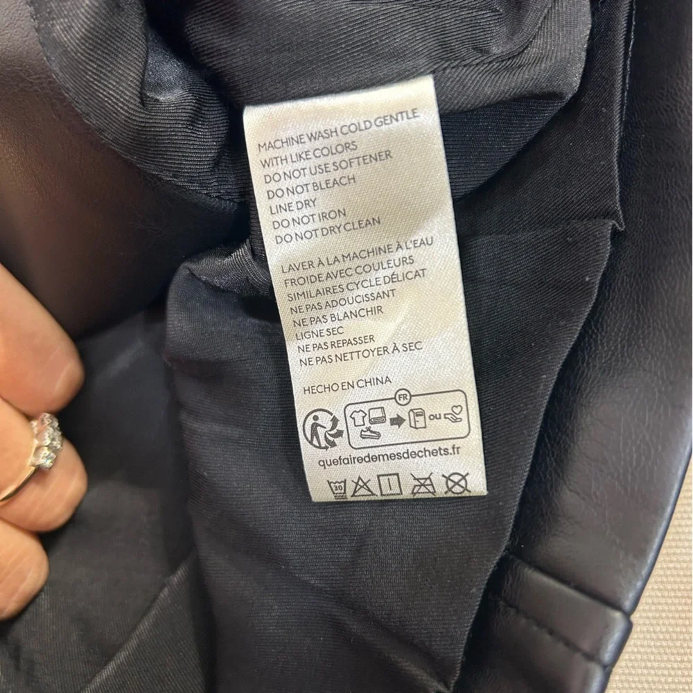 Anthropologie Black Leather Jacket - Picture 5 of 5